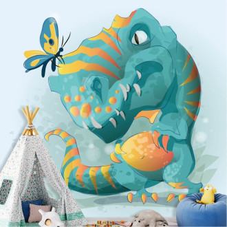 Wallpaper for a children's room Dinosaur T-rex 0496