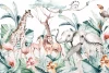 Wallpaper for Kids\' Room Savanna Animals 0524 DW