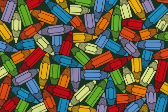 Colorful Pencils 018 Wallpaper For A Child\'S Room