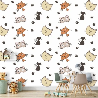 Wallpaper For A Child'S Room Cats 087