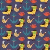 Wallpaper For A Child\'S Room Parrots, Anchors 0272