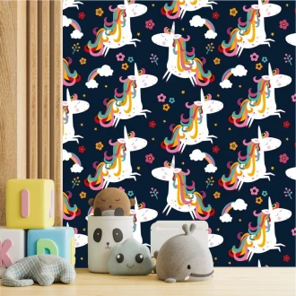 Unicorns Girl\'S Room Wallpaper 0422