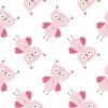 A Wallpaper For A Girl\'S Room Pink Owls 0232