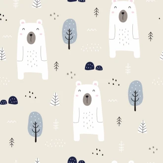 Kids Wallpaper Teddy Bears, Forest 0157