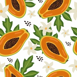 Exotic Papaya Wallpaper 0269