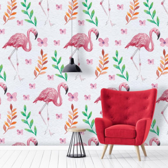 Flamingos 0125 Wallpaper