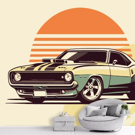Youth Wallpaper: Retro Supercar 0550