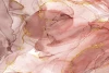 Pink And Gold Abstract Pattern Wallpaper 0458