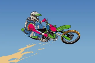 Jumping Motocross 0383 Wallpaper