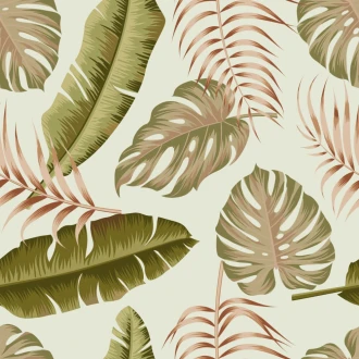 Tropical Leaves Wallpaper 0241