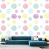 Pastel Circles, Spirals Wallpaper 0202