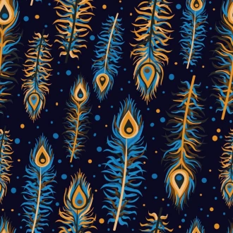 Peacock Feathers Wallpaper 0236