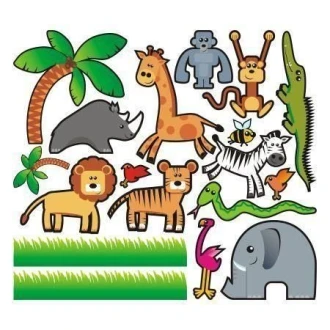 Set Of Stickers Animals 3