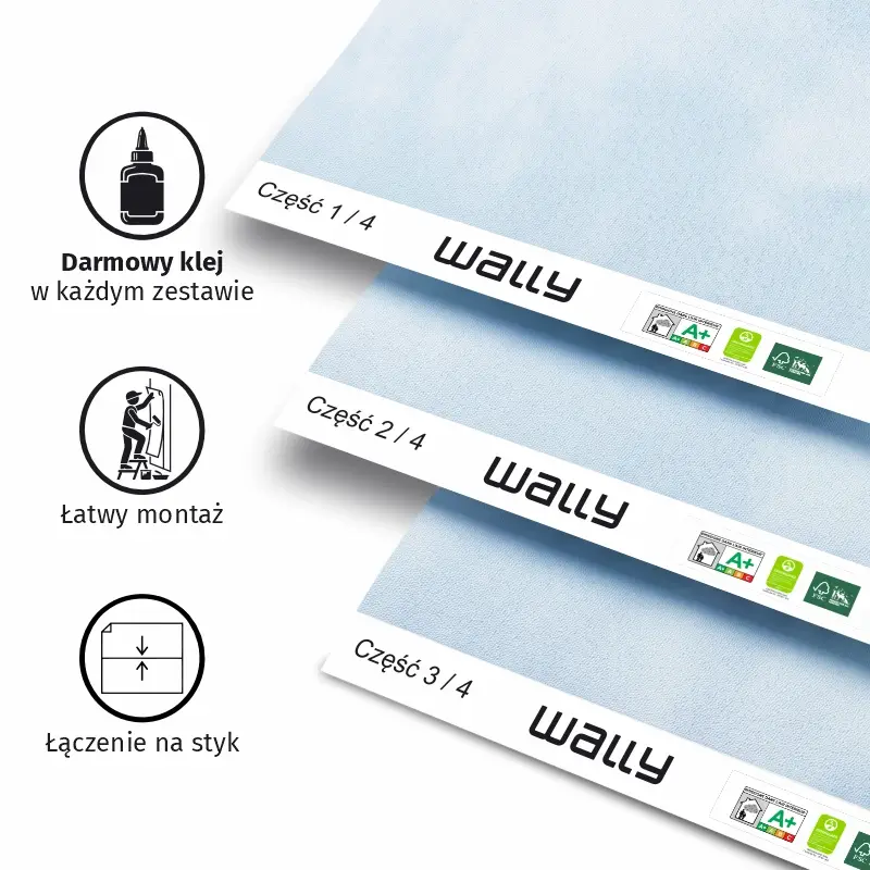 Wallpaper installation numbered panels application direction