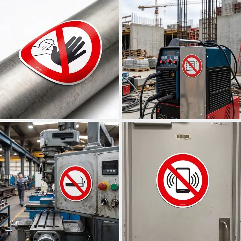 Strong 0.7 mm magnet for practical mounting of signage