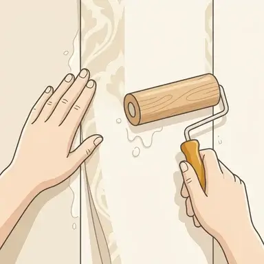 Hanging the wallpaper